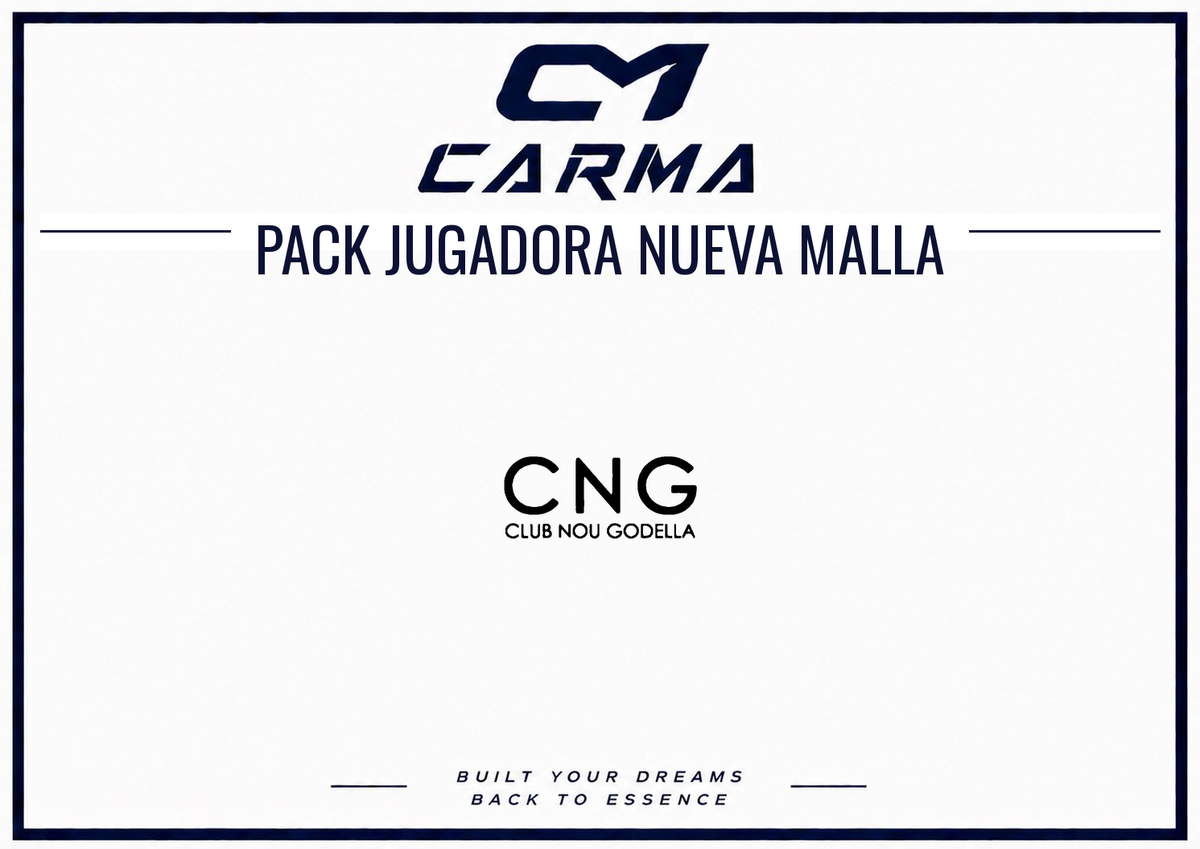 PACK JUGADORA NUEVA MALLA CNG