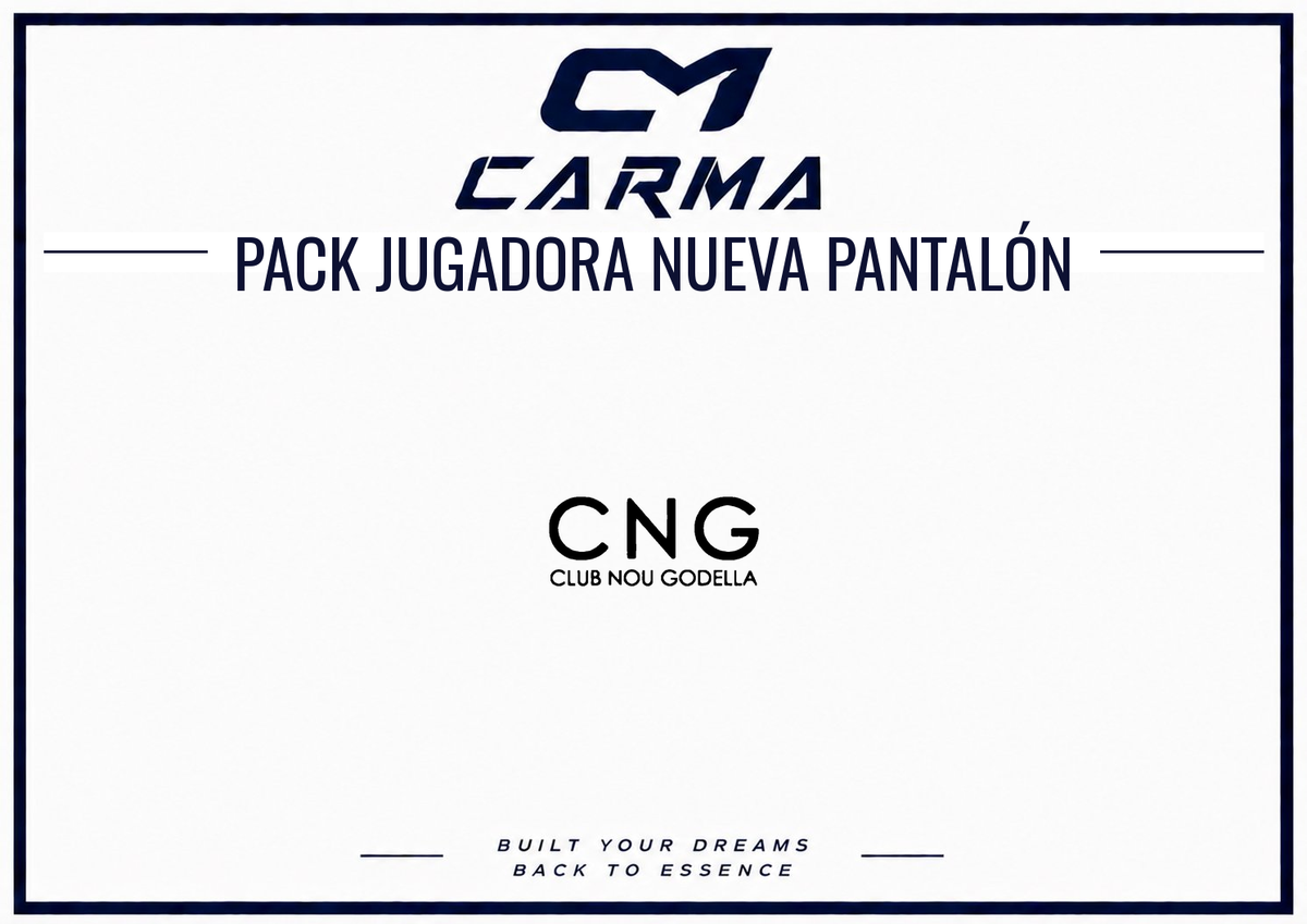 PACK JUGADORA NUEVA PANTALÓN CNG