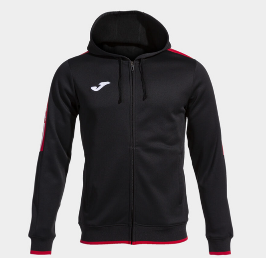 103707.106 Chaqueta con capucha hombre Olimpiada negro rojo BARRIO DEL CRISTO