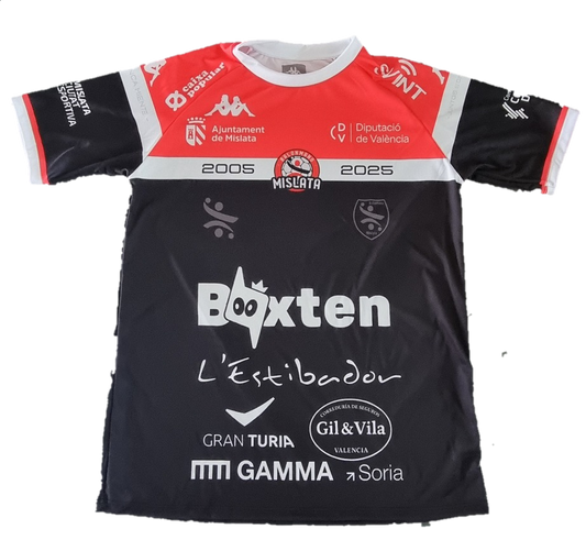 25MISLATA.BM.01ROJO NEGRO JUGADOR - BALONMANO MISLATA
