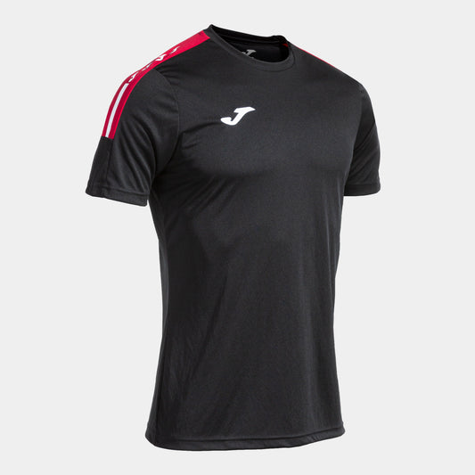 CAMISETA MANGA CORTA OLIMPIADA NEGRO ROJO - ALBORAYA UD