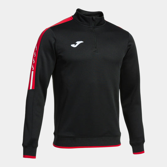 SUDADERA OLIMPIADA NEGRO ROJO - ALBORAYA UD