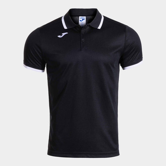 POLO MANGA CORTA COMBI PREMIUM NEGRO - ALMASSERA