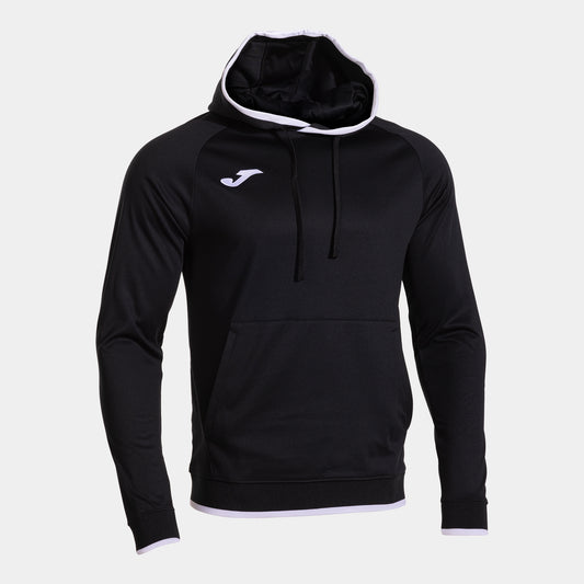 SUDADERA CAPUCHA COMBI PREMIUM NEGRO - ALMASSERA