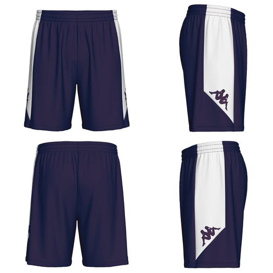 341W7LW.A09  LUVIO SHORT SOCCER BLUE MARINE/WHITE - CERCLE SABADELLES