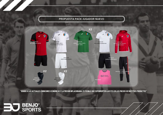 PACK JUGADOR NUEVO - RIBARROJA SALA