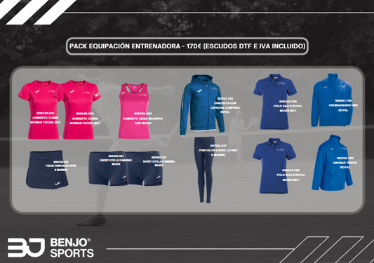 PACK EQUIPACIÓN ENTRENADORA - TENIS PUIG