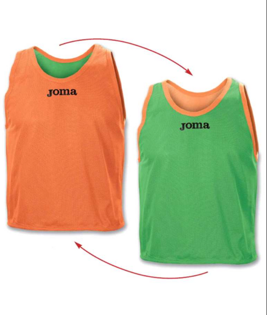 PETO ENTRENAMIENTO REVERSIBLE NARANJA-VERDE PATERNA CF