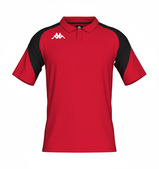 38218DW.A13 LEVIOLO POLO SCUD TRAIN RED/BLACK - BALONMANO MISLATA