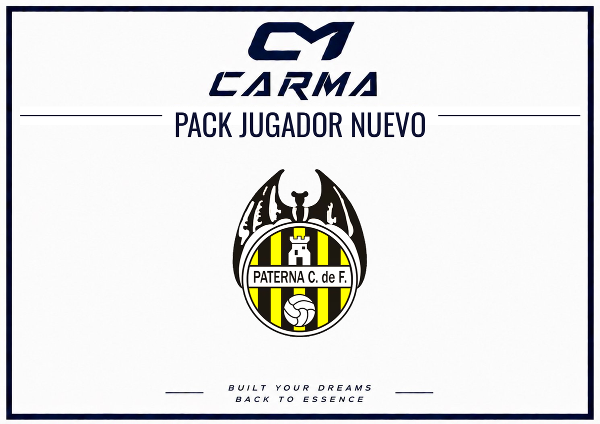 PACK JUGADOR NUEVO PATERNA CF