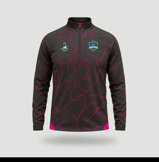 Sudadera media cremallera personalizada - 380 Academy