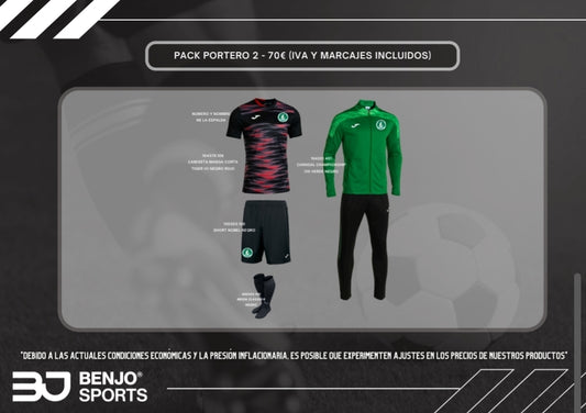 PACK PORTERO 2 - ATHLETIC CLUB ALBALAT