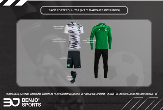 PACK PORTERO 1 - ATHLETIC CLUB ALBALAT