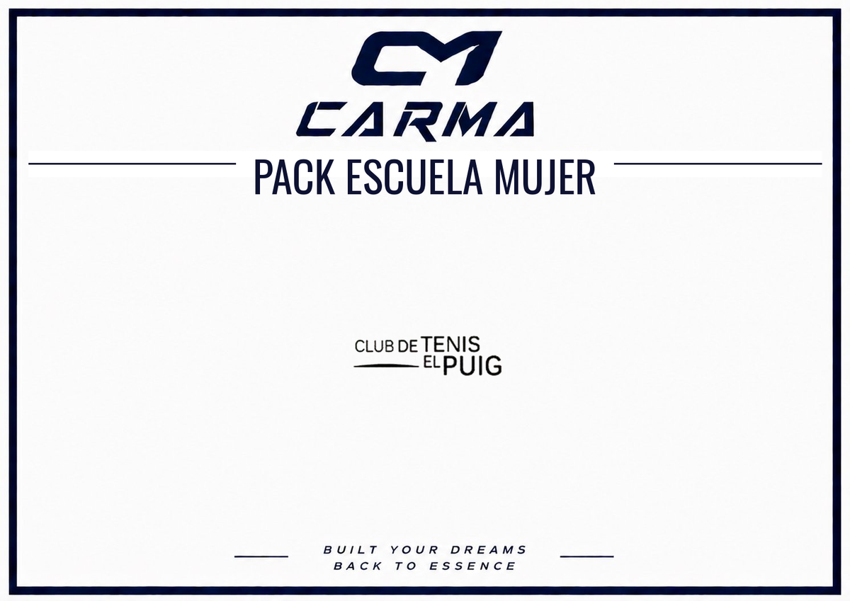 PACK ESCUELA MUJER TENIS PUIG