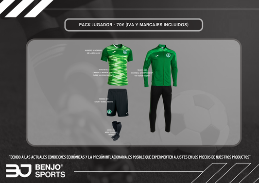 PACK JUGADOR - ATHLETIC CLUB ALBALAT