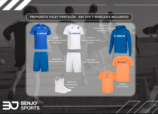 PACK VOLEY PANTALON ARMELAR