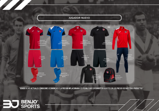PACK JUGADOR NUEVO  BARRIO DEL CRISTO